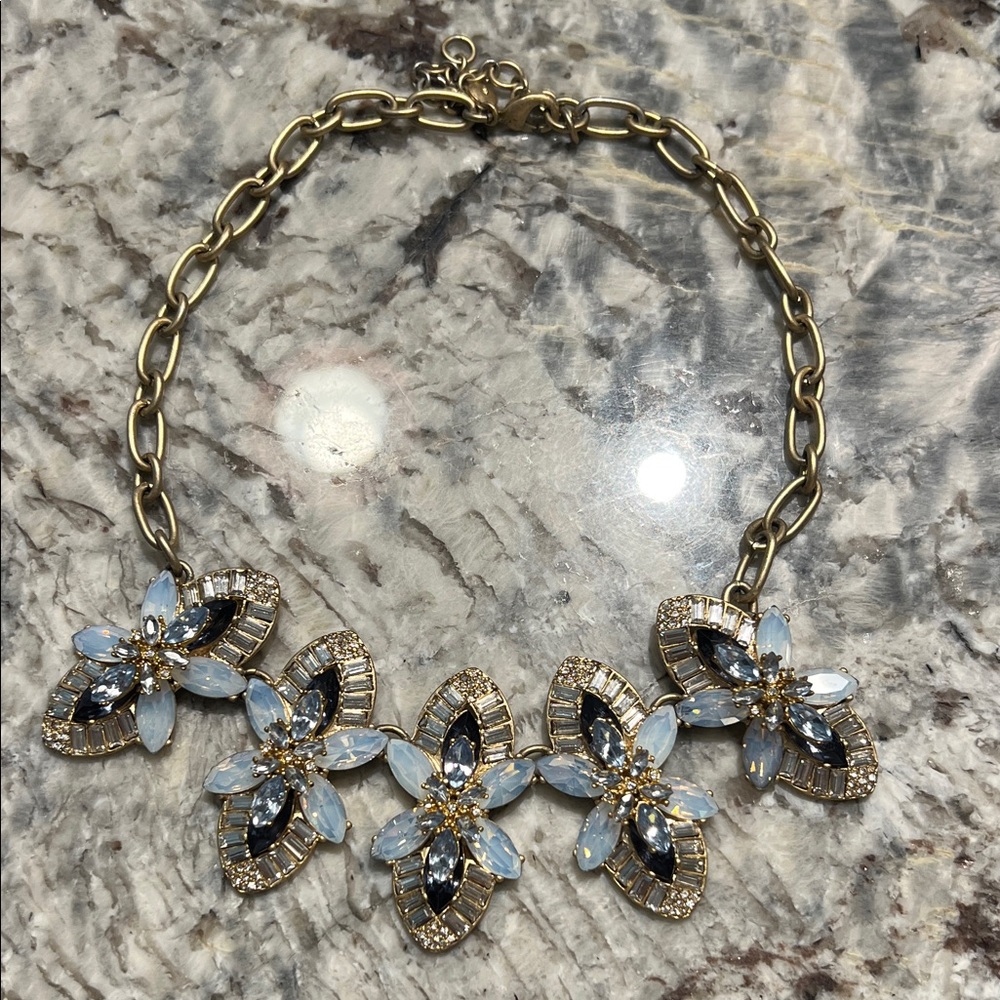 JCrew Women’s Statement Necklace Blue